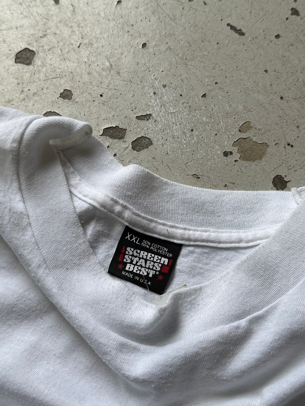 Made in USA |  Single Stich T-shirt | hvid | XL