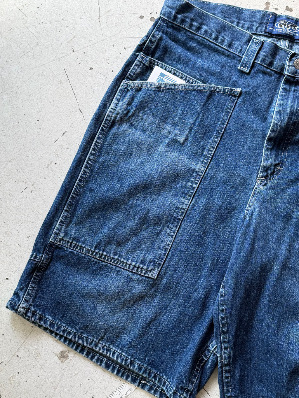 Lee Pipes | baggy jorts | Blå | W32