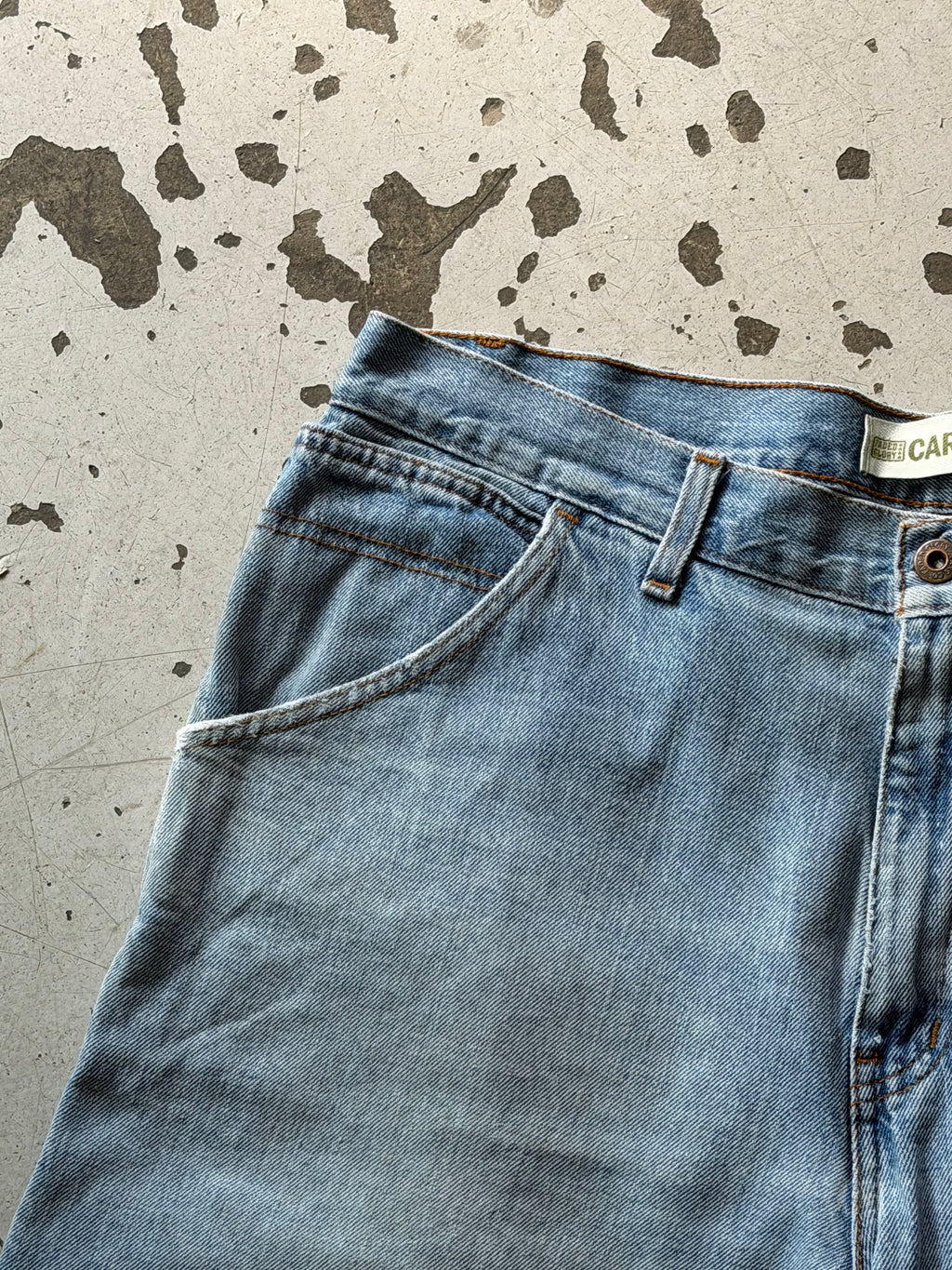 Faded Glory | Vintage carpenter jorts | Lyseblå | W36