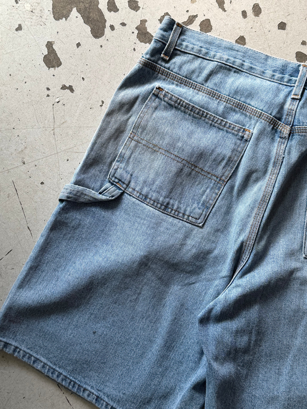 Faded Glory | Vintage carpenter jorts | Lyseblå | W36