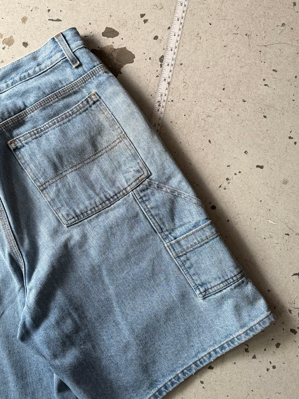 Faded Glory | Vintage carpenter jorts | Lyseblå | W36