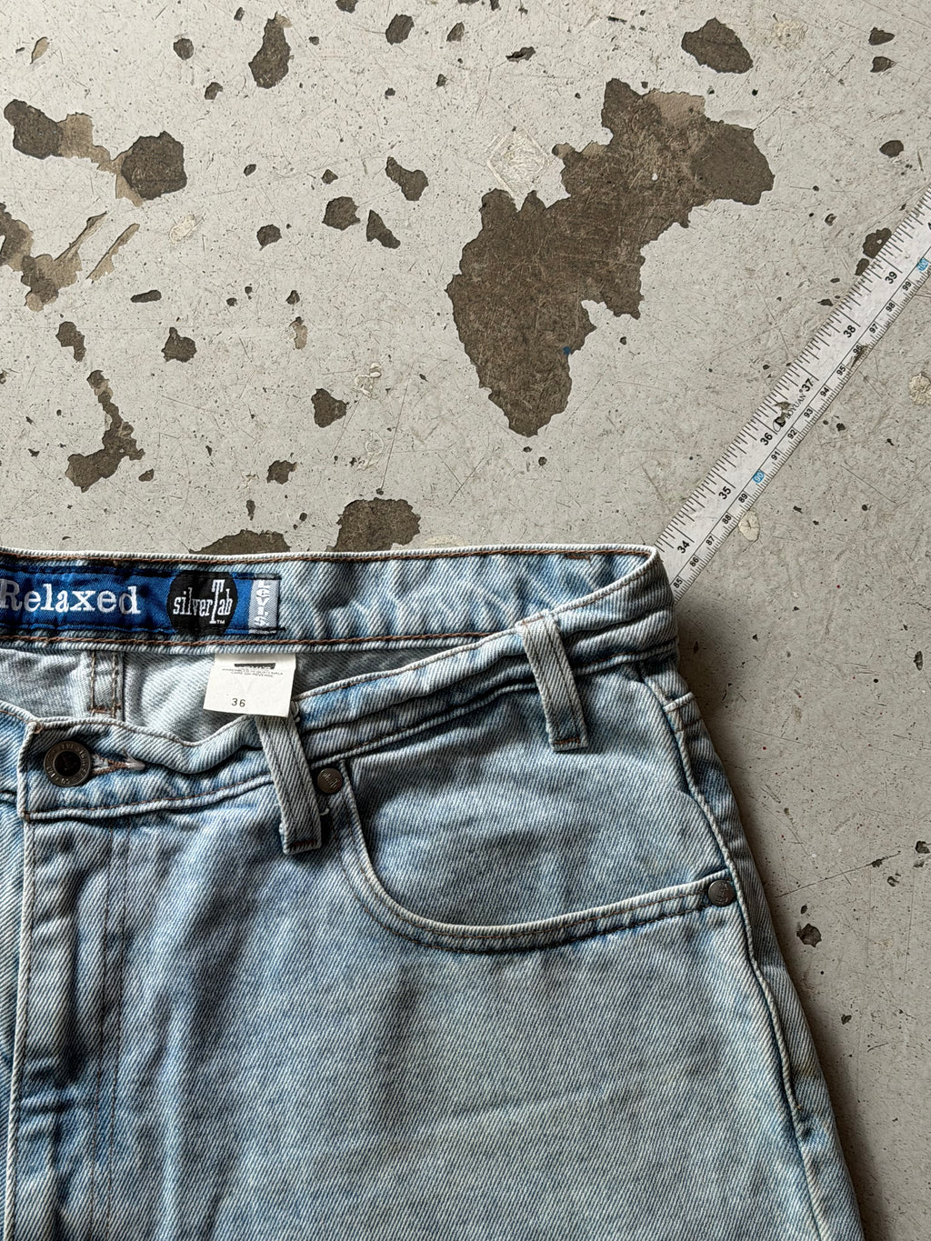 Levi’s SilverTab | Vintage baggy jorts | Lyseblå | W36