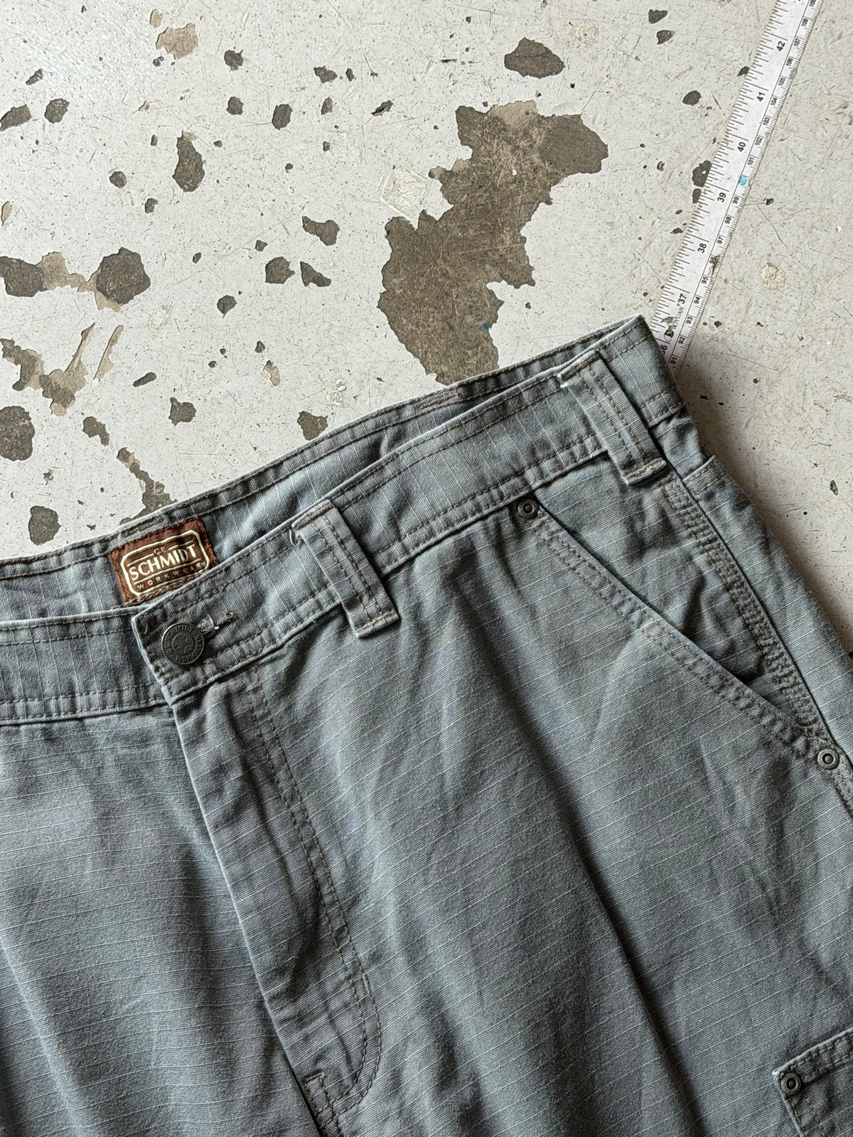 Schmidt Workwear | Cargo shorts | Grå | W38