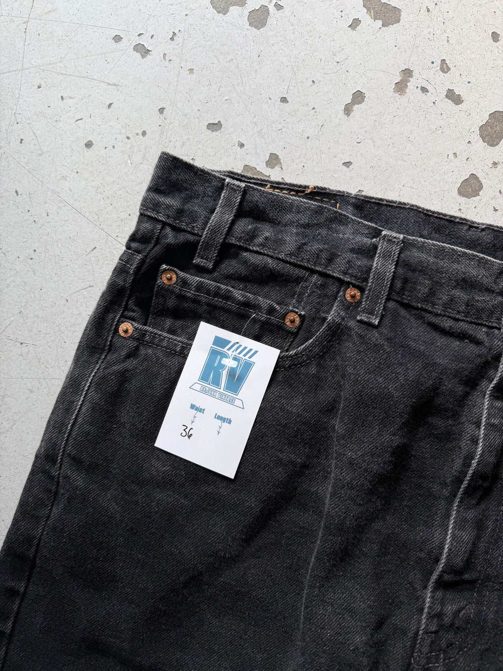 Levi’s 505 | Vintage denim jorts | Sort | W36