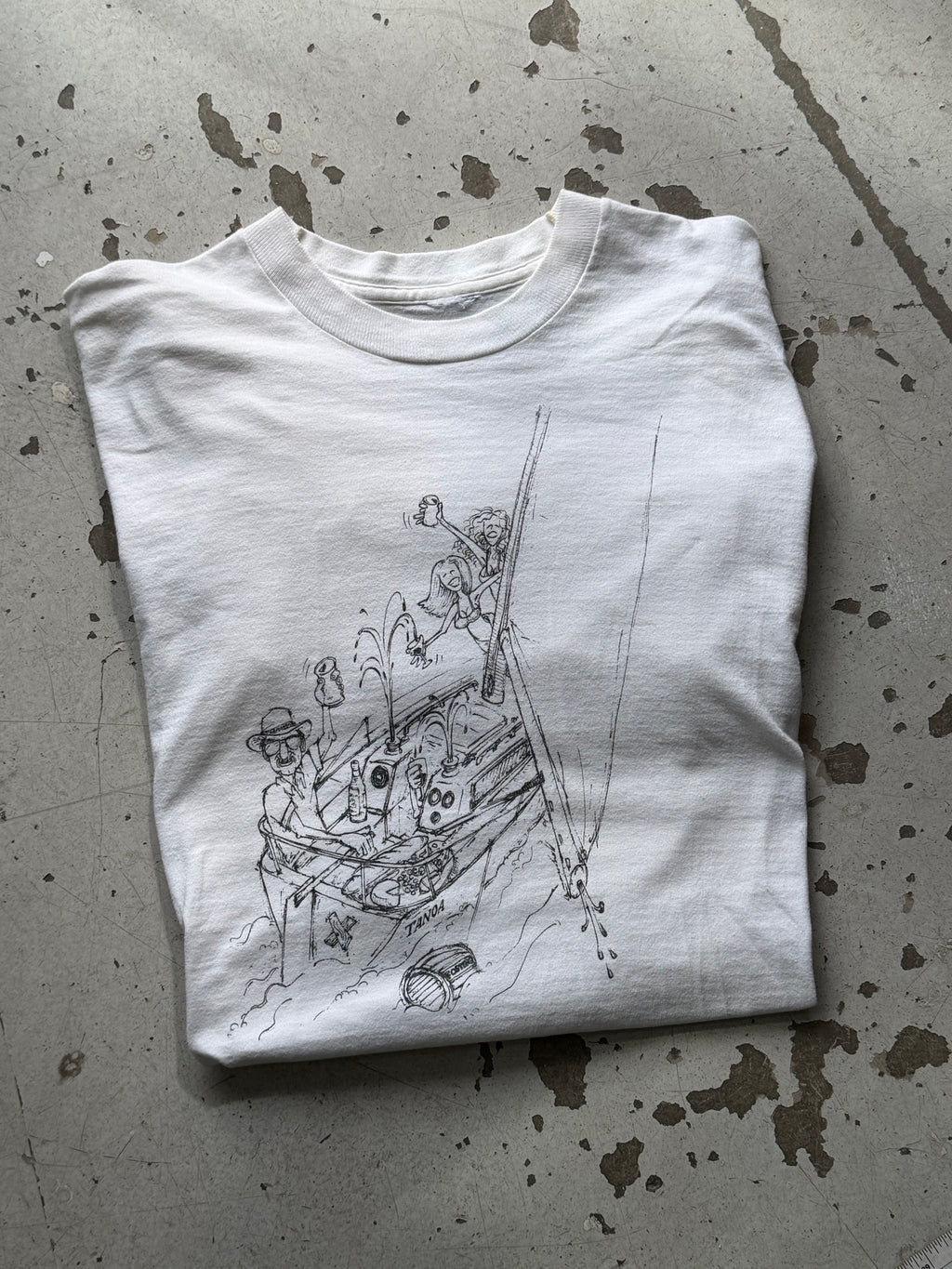 Made in USA | vintage graphic tee| hvid | M/L