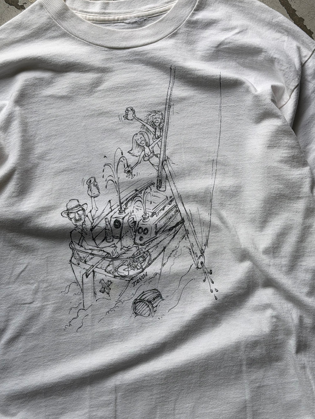 Made in USA | vintage graphic tee| hvid | M/L