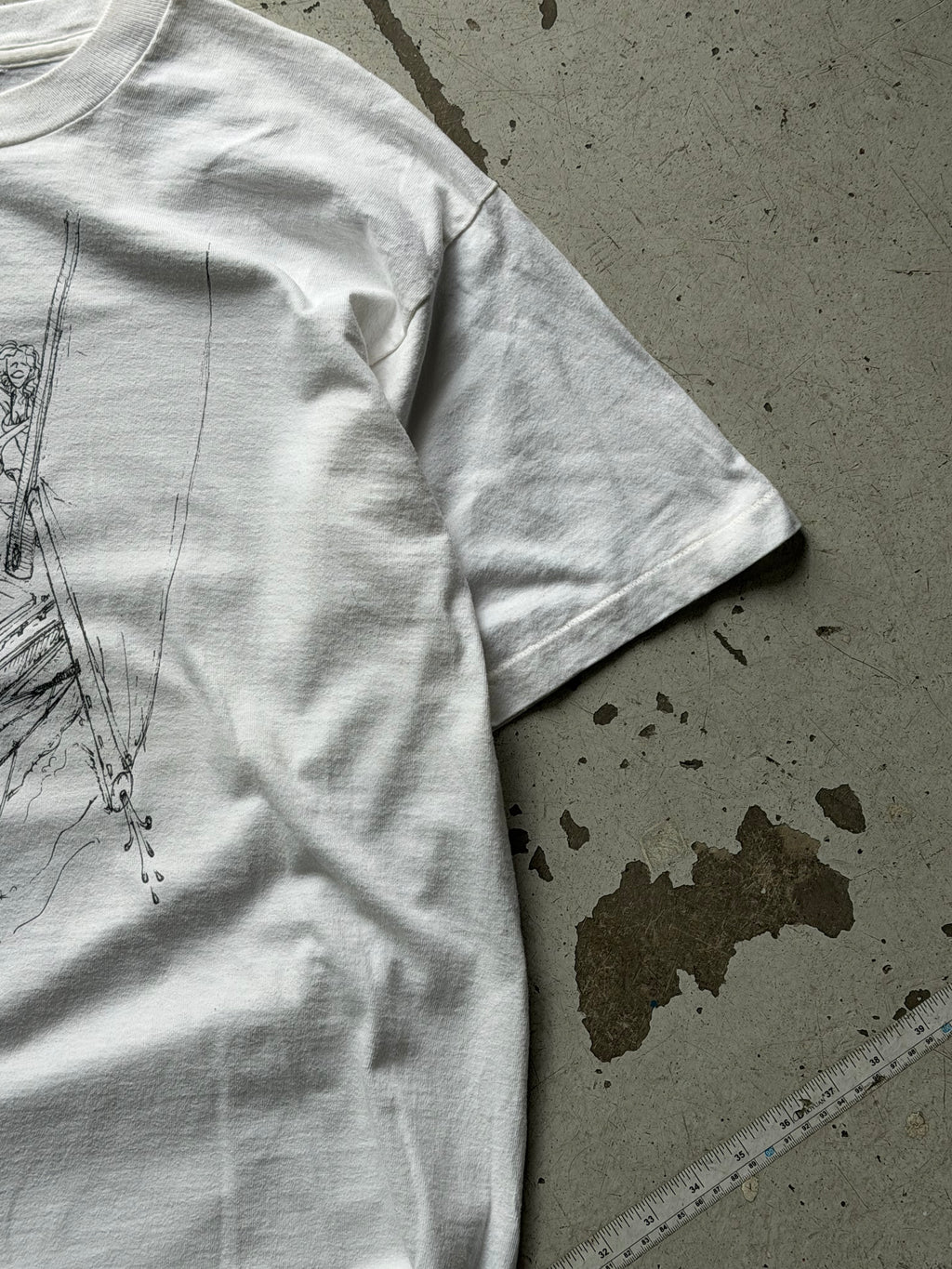 Made in USA | vintage graphic tee| hvid | M/L