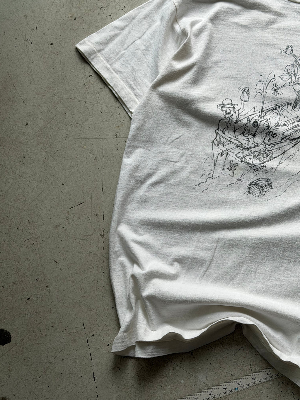 Made in USA | vintage graphic tee| hvid | M/L