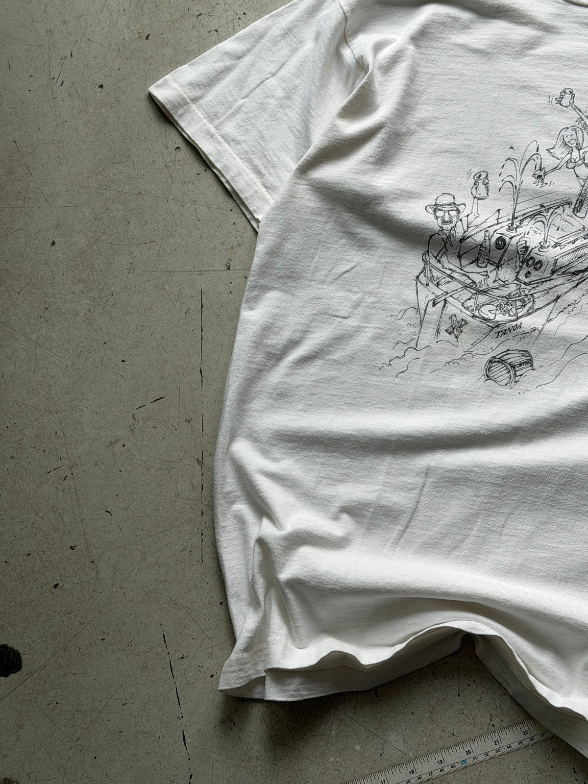 Made in USA | vintage graphic tee| hvid | M/L