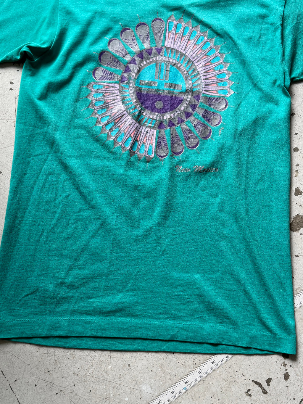 Made in USA | vintage  graphic tee | turkis | M