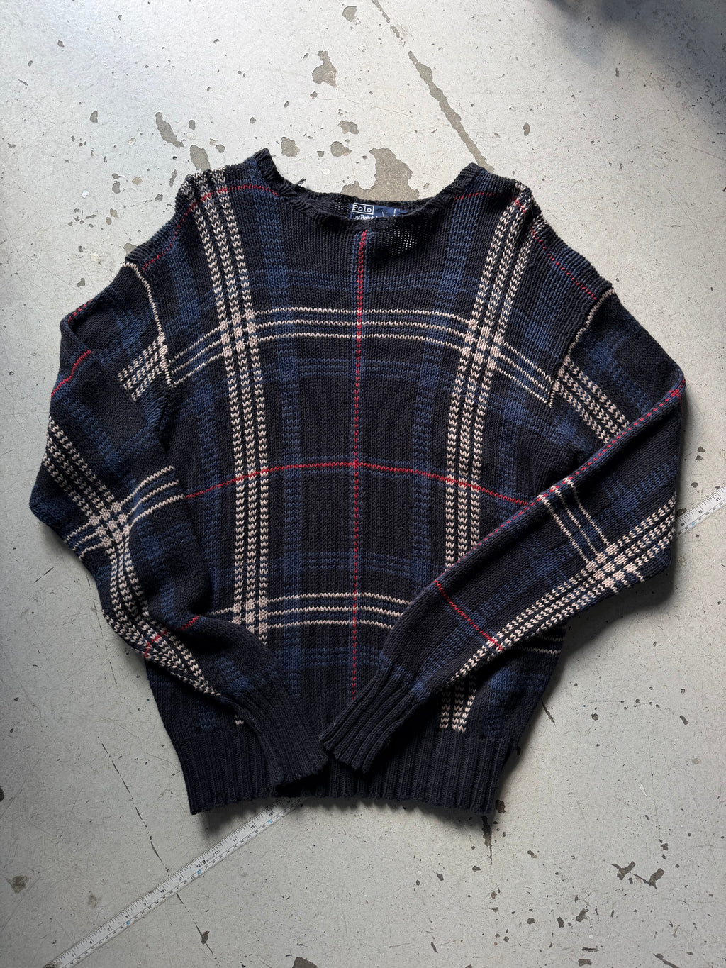 Ralph Lauren | ternet striktrøje | navy | L