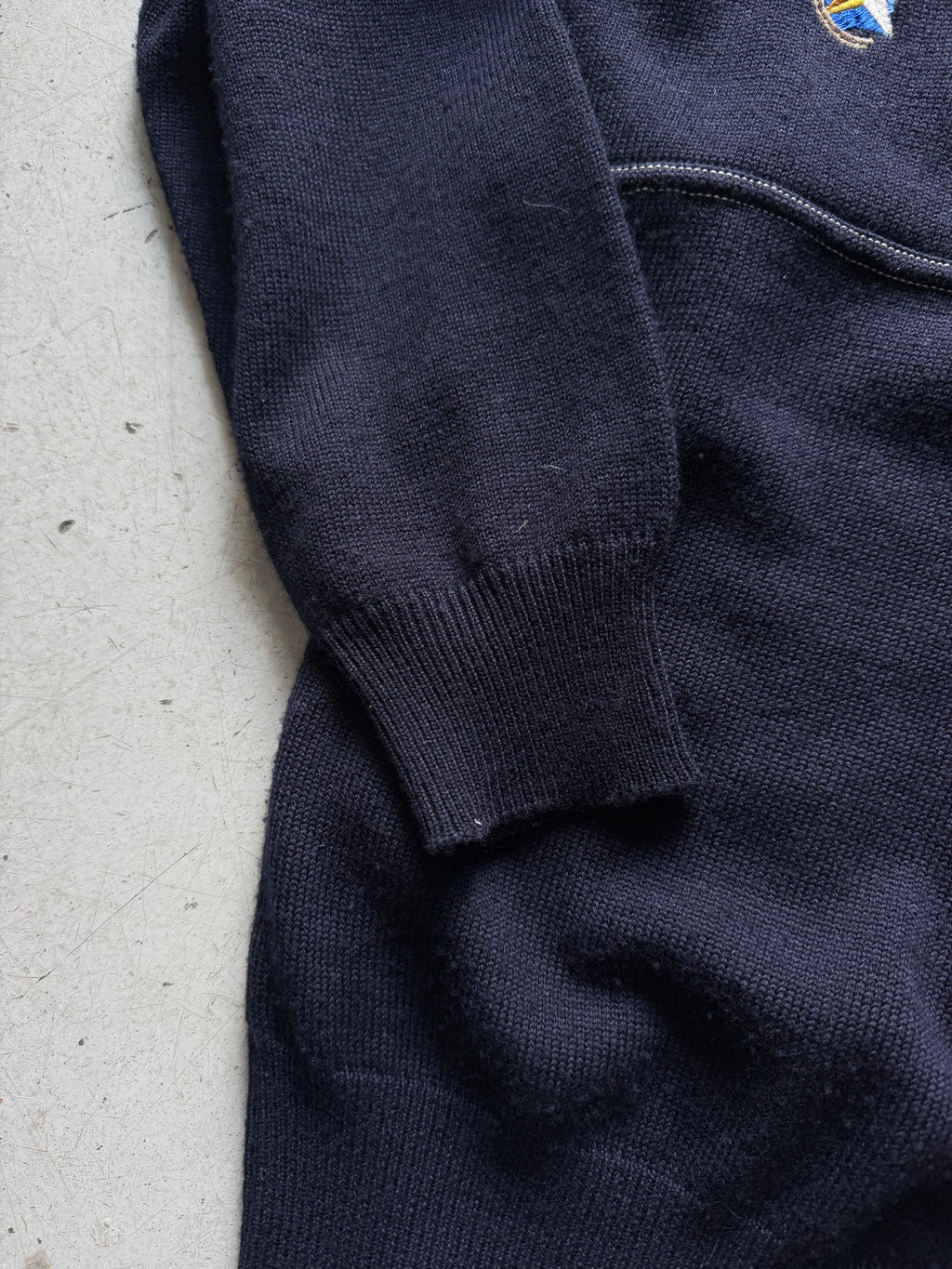 Vintage | ternet striktrøje | navy | L