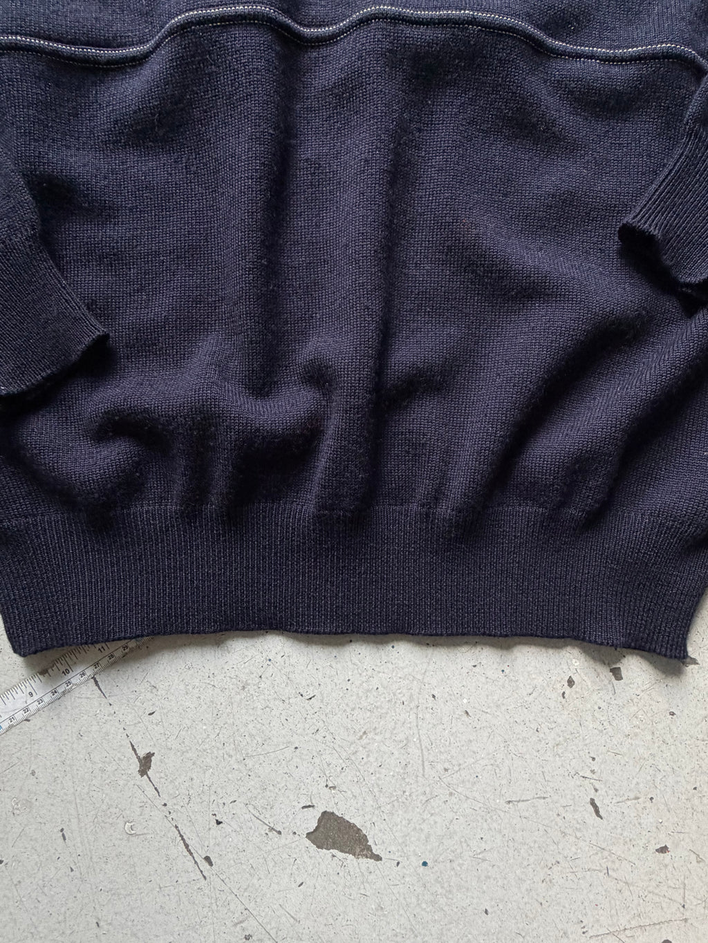 Vintage | ternet striktrøje | navy | L