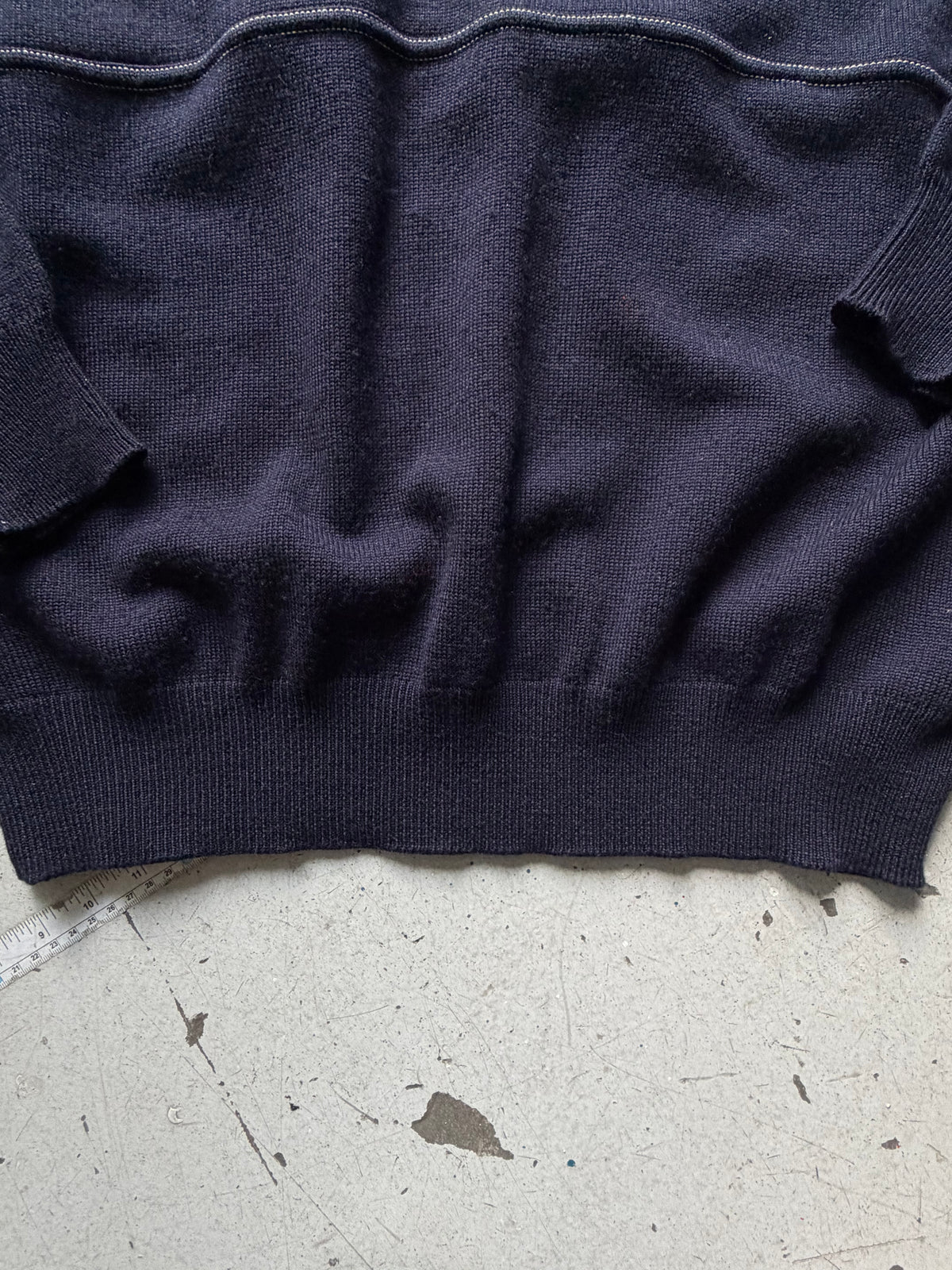 Vintage | ternet striktrøje | navy | L