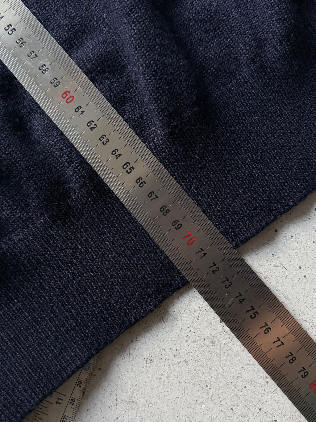 Vintage | ternet striktrøje | navy | L