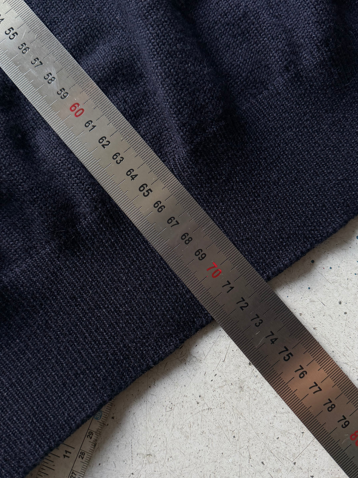 Vintage | ternet striktrøje | navy | L