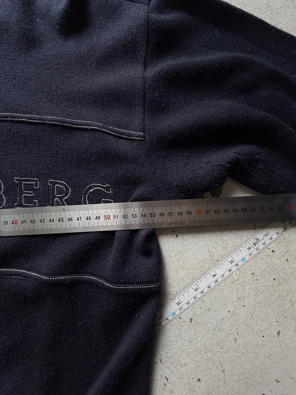 Vintage | ternet striktrøje | navy | L