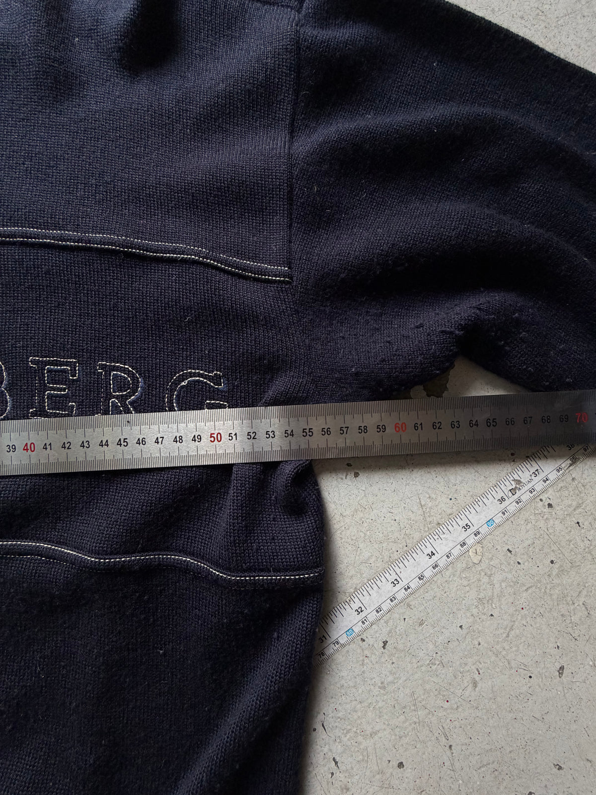 Vintage | ternet striktrøje | navy | L