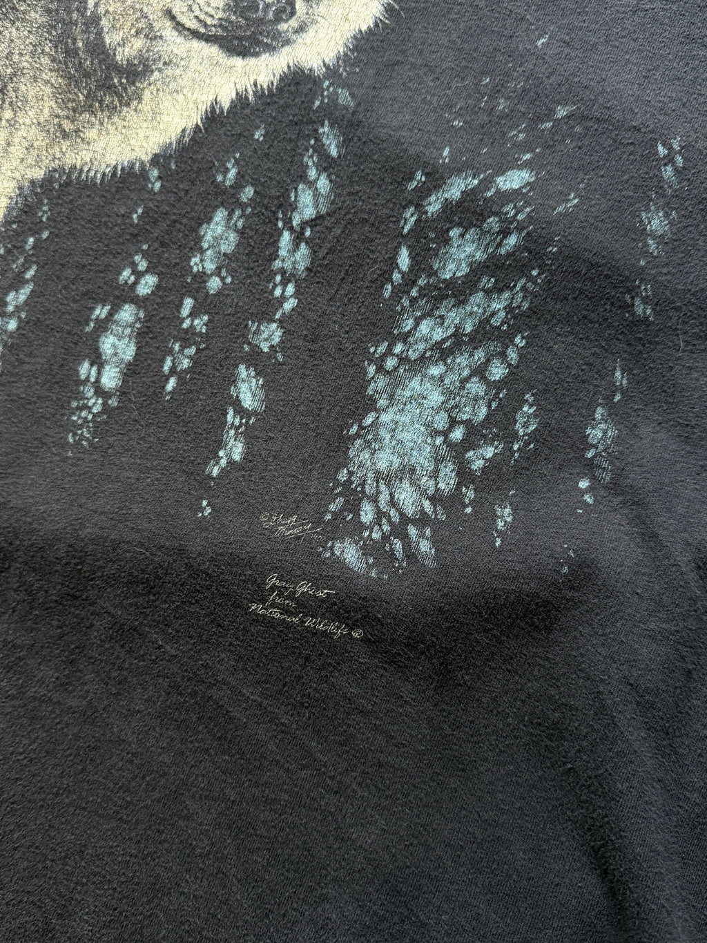 Made in USA | Wolf graphic T-shirt | sort | XL