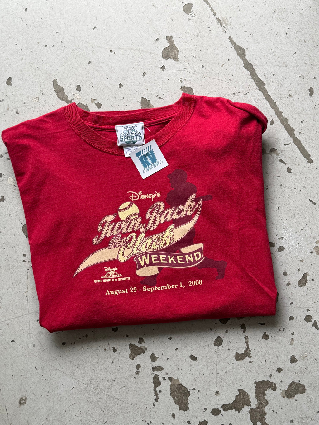 Disney | 2008 T-shirt | rød | XL