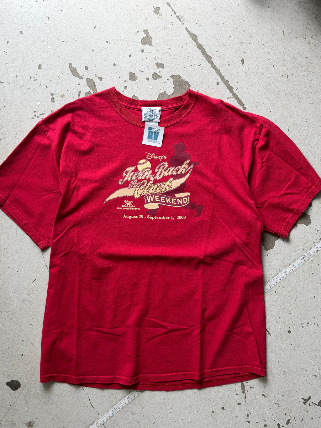 Disney | 2008 T-shirt | rød | XL