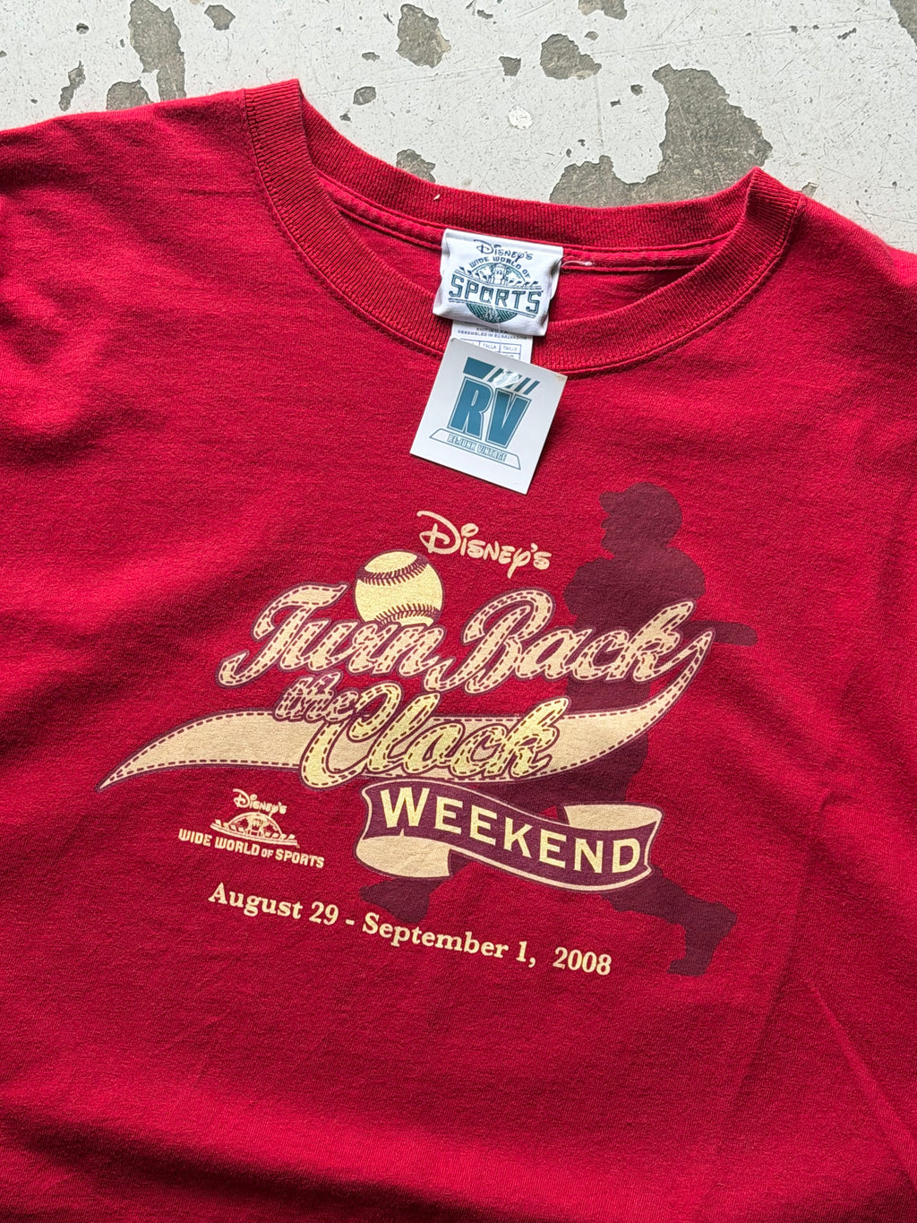 Disney | 2008 T-shirt | rød | XL