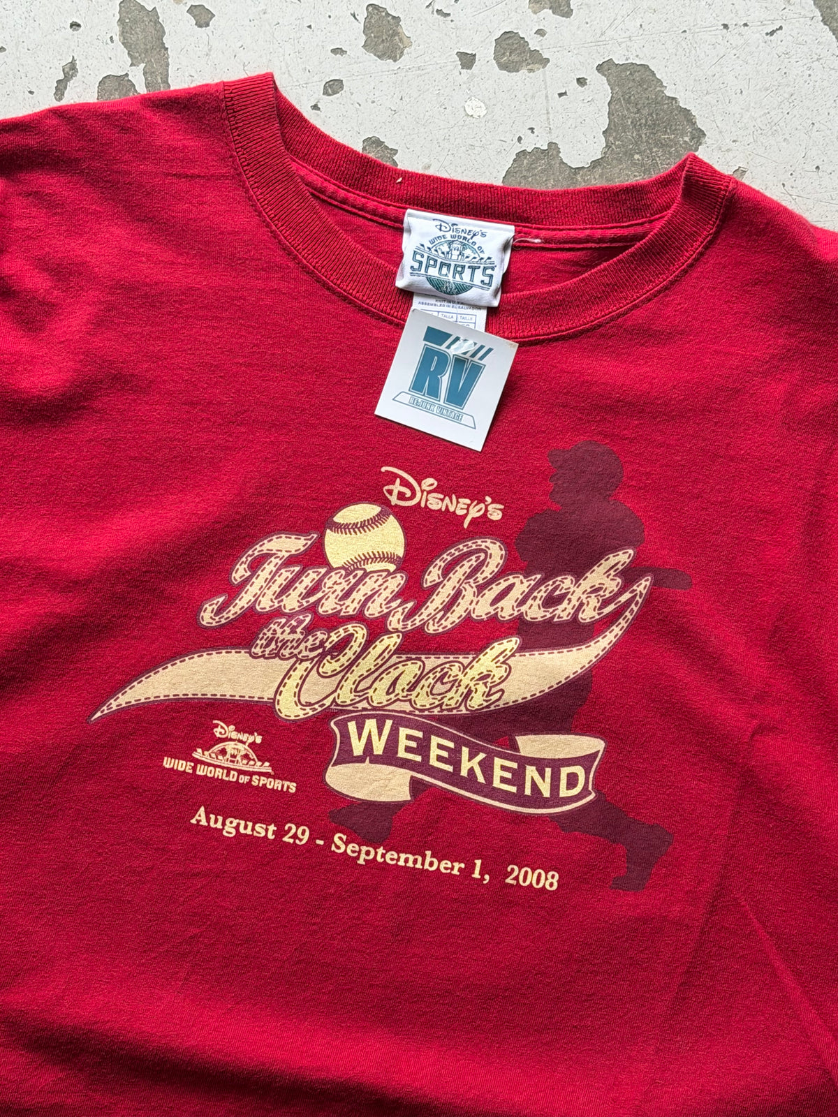 Disney | 2008 T-shirt | rød | XL
