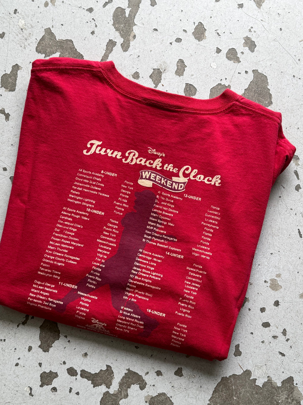 Disney | 2008 T-shirt | rød | XL