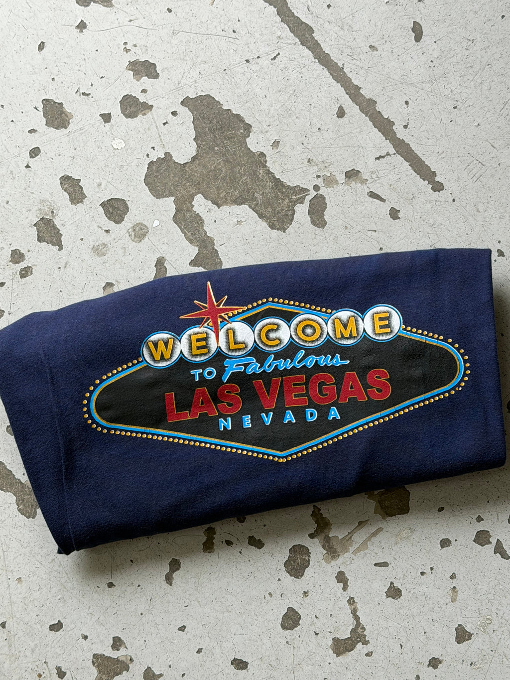 Las Vegas | amerikansk tee | navy | XL