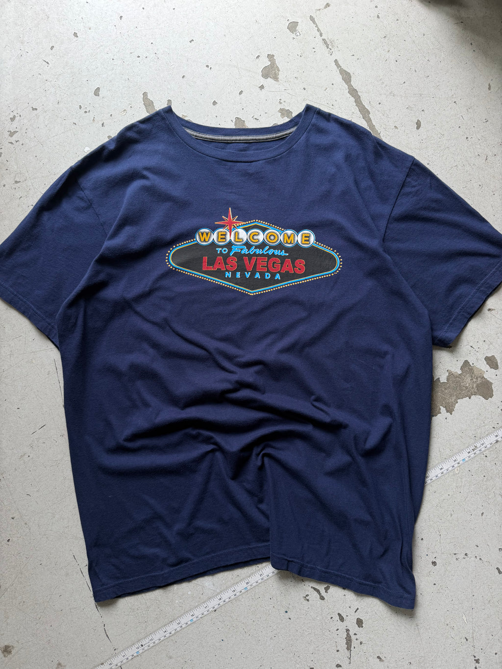 Las Vegas | amerikansk tee | navy | XL