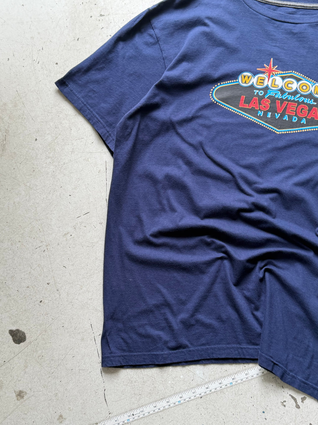 Las Vegas | amerikansk tee | navy | XL