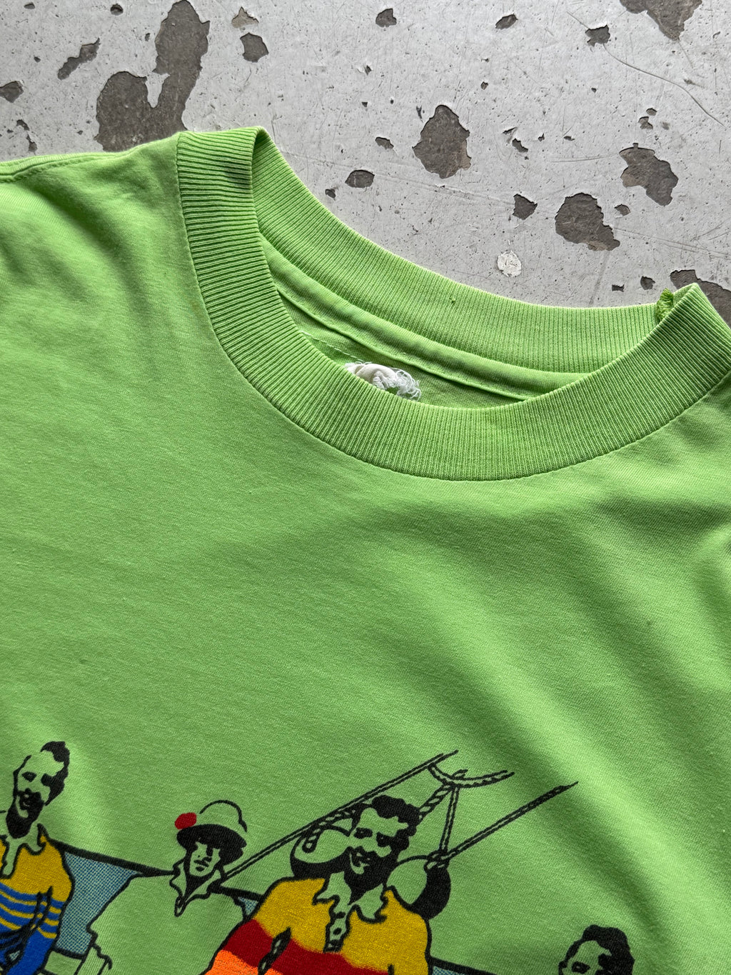 New Zealand | graphic T-shirt | limegrøn | M