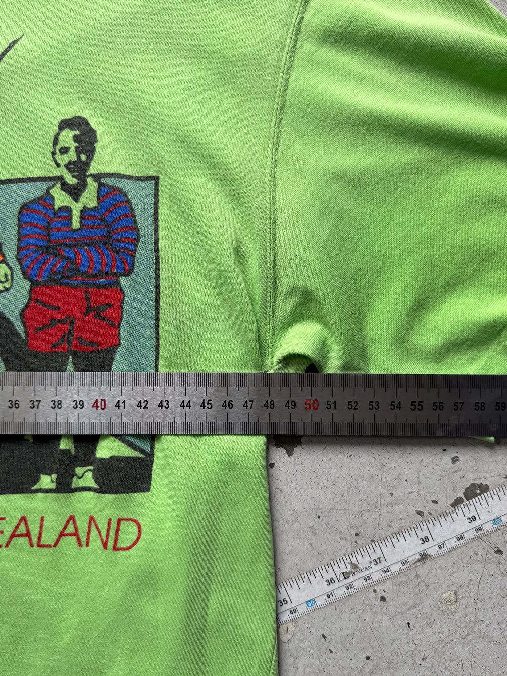 New Zealand | graphic T-shirt | limegrøn | M