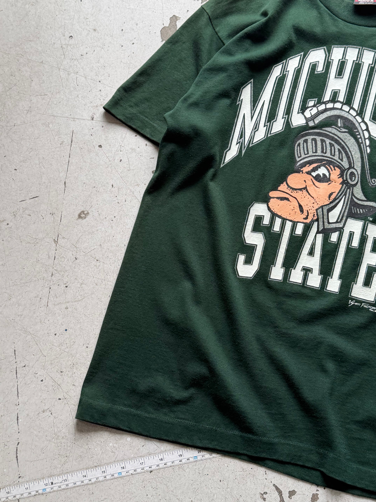 Made in USA | Michigan State college | mørkegrøn | M