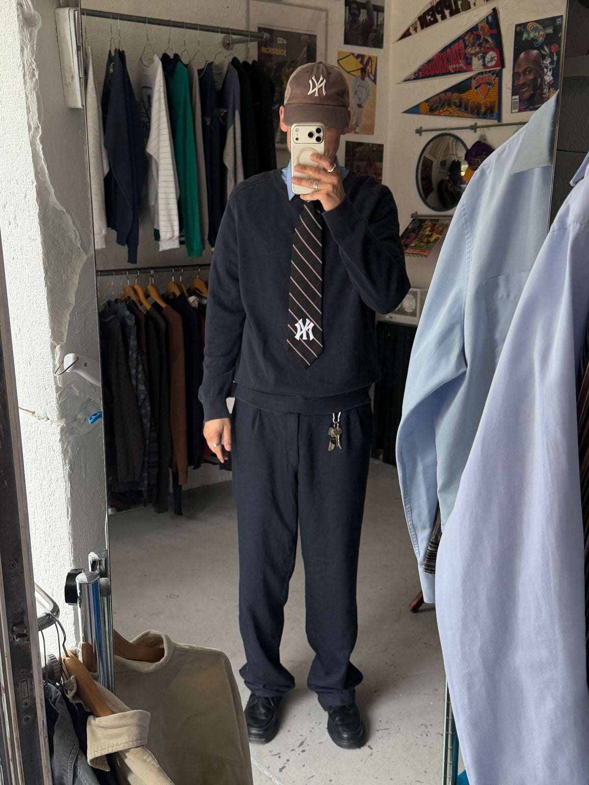 Nautica | crewneck striktrøje | navy | L