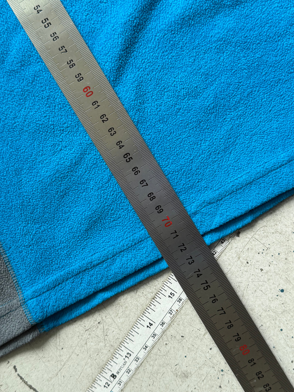 Columbia | 1/4 zip fleece | blå/grå | L