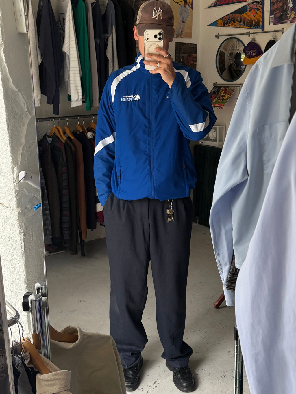 Adidas | Mustangs Volleyball | blå/hvid | M