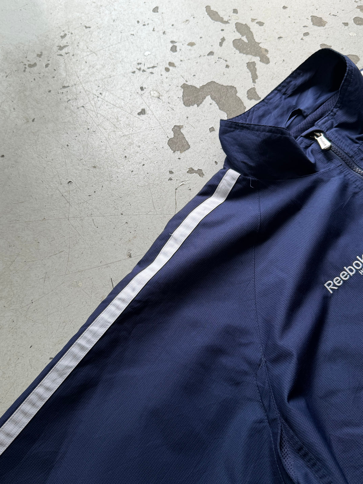 Reebok | Hockey Trackjakke | blå/hvid | 2XL