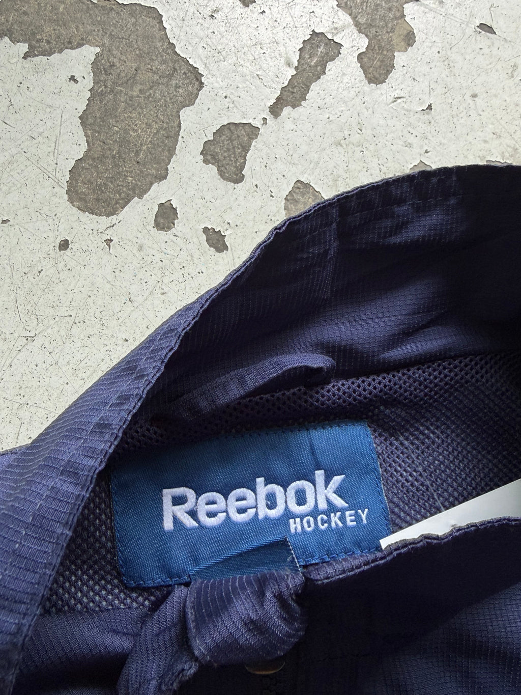 Reebok | Hockey Trackjakke | blå/hvid | 2XL