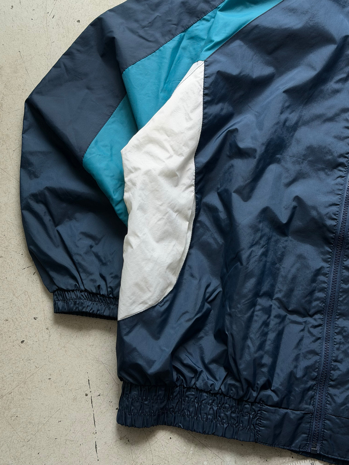 Starter | vintage colorblock windbreaker | navy/turkis | XL
