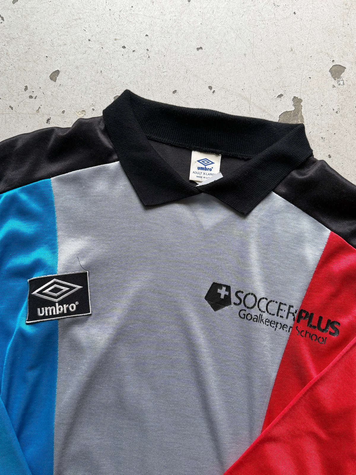 Umbro | vintage målmandstrøje SoccerPlus | multicolor | XL