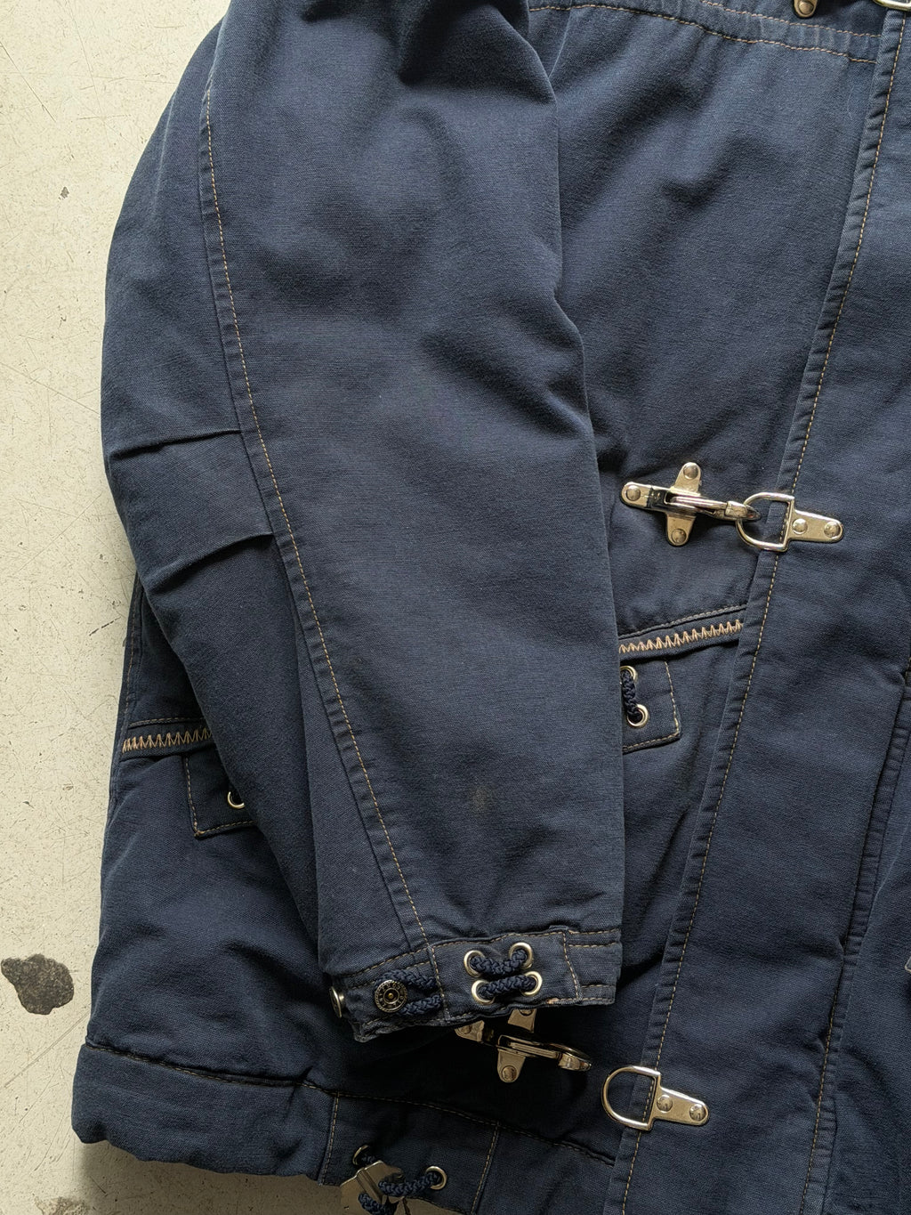 Oil Company | Vintage workwear jakke | navy | XL