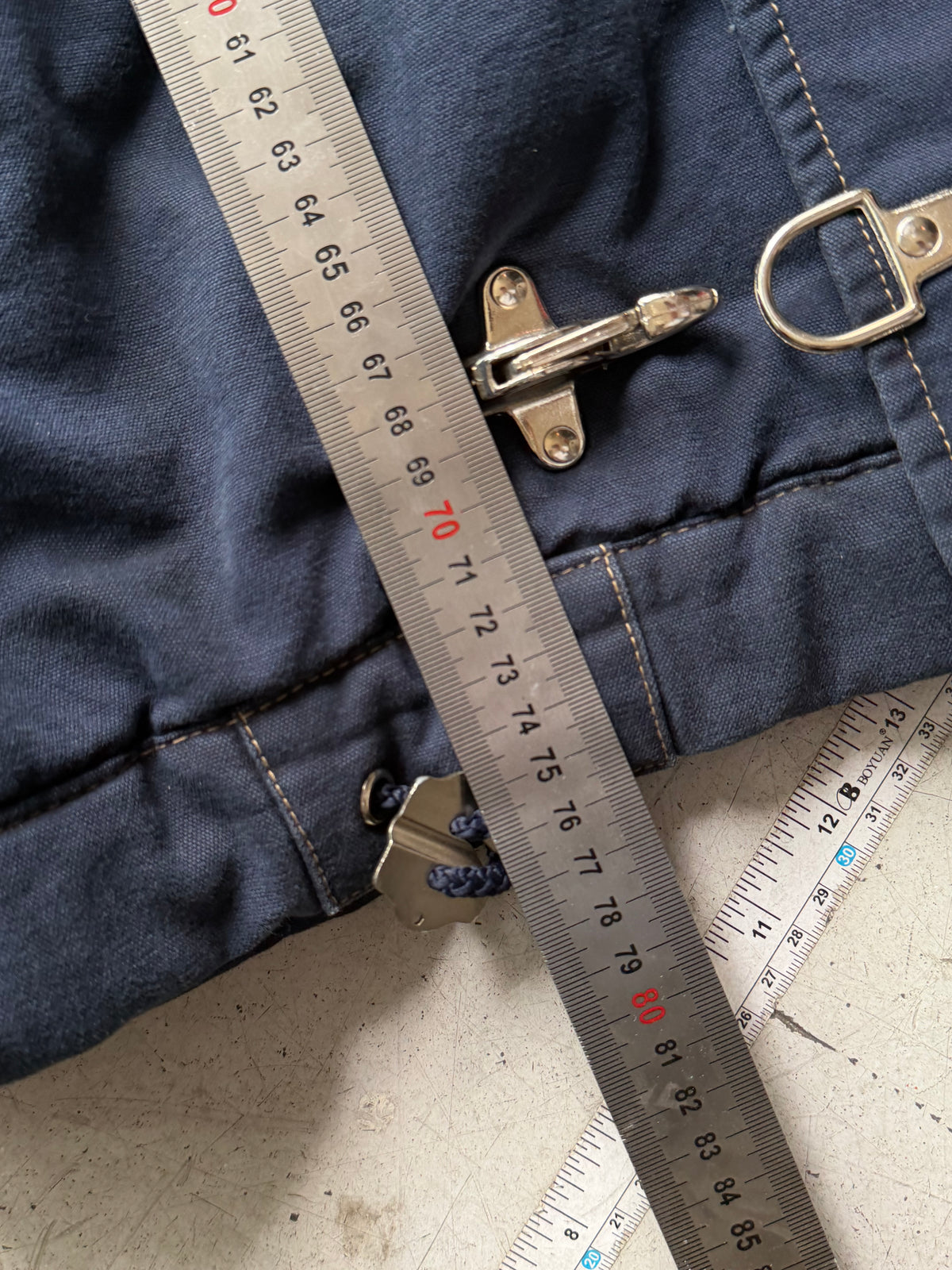 Oil Company | Vintage workwear jakke | navy | XL