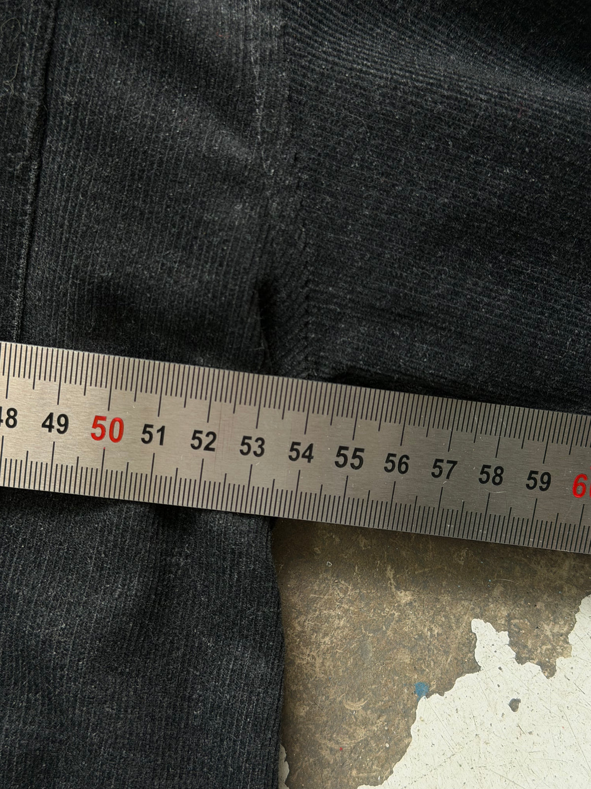 Vintage | fløjlsskjorte | sort | M