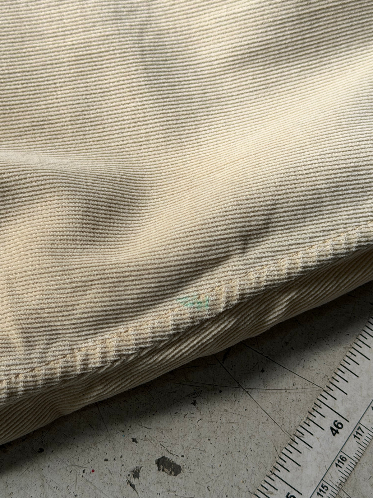 Vintage | fløjlsskjorte | beige | XL