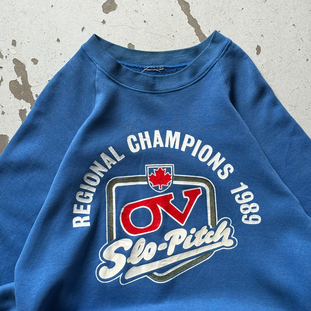 90s Made in Canada | crewneck | blå | medium
