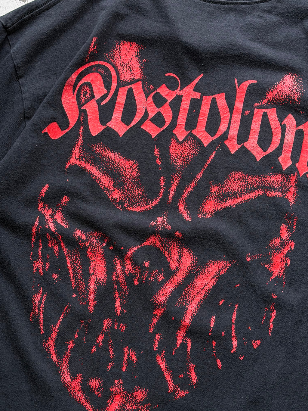Rostolom | graphic T-shirt | sort/rød | L