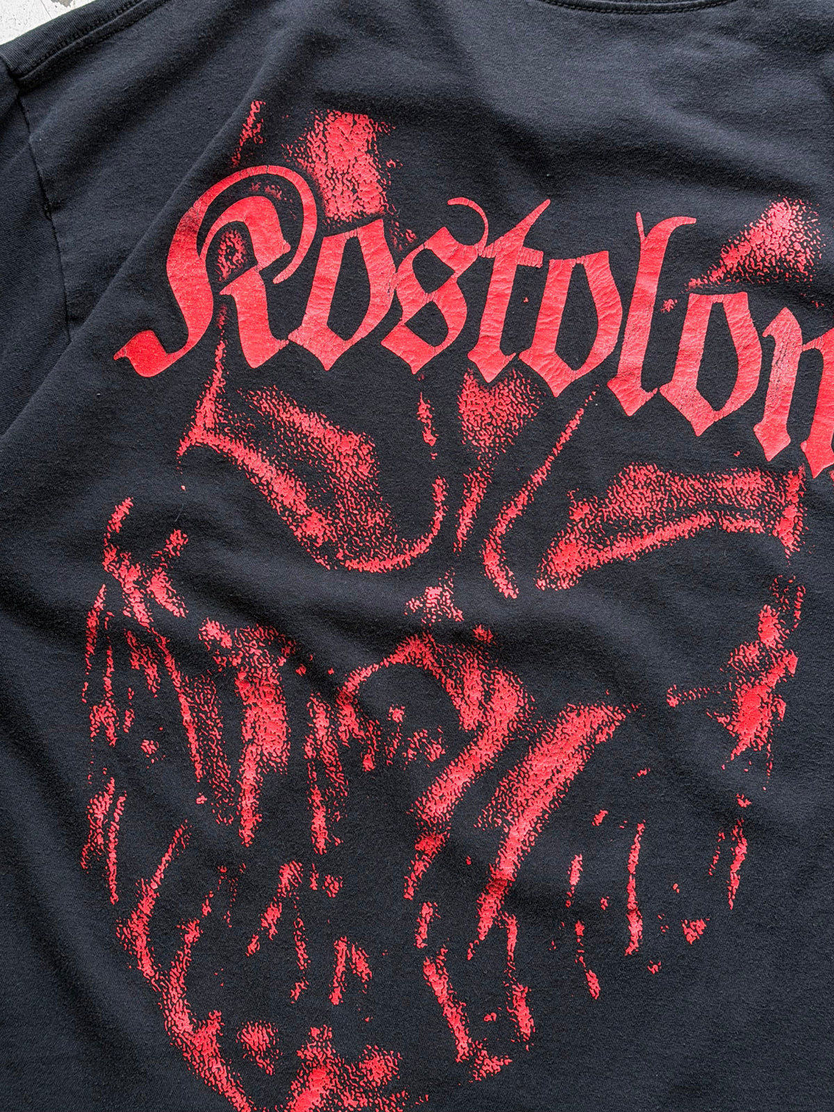 Rostolom | graphic T-shirt | sort/rød | L