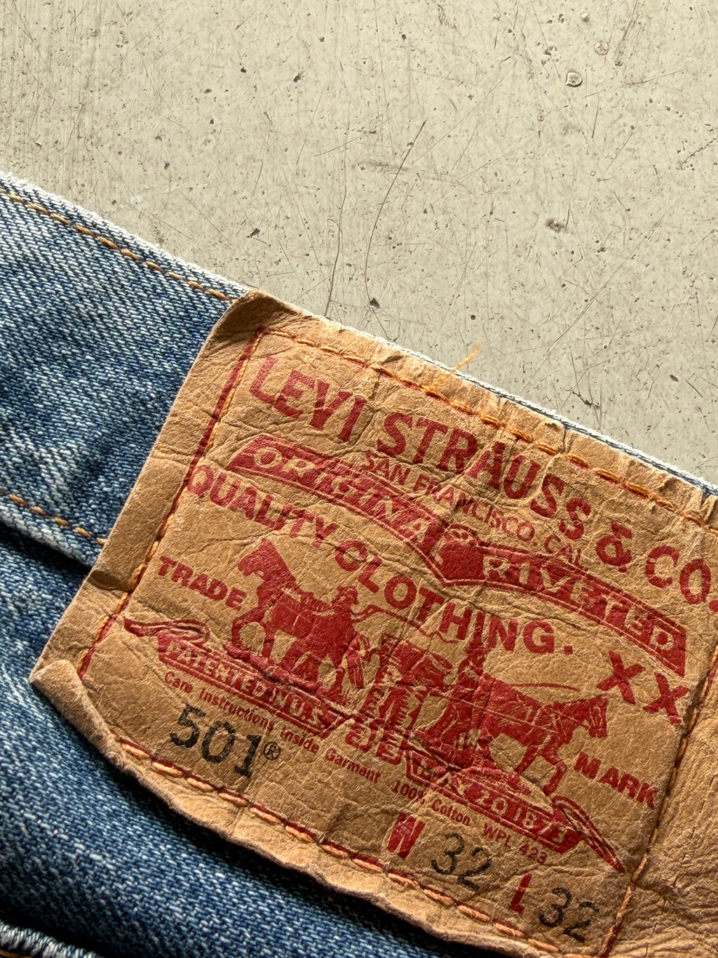 Levi’s 501 | Straight Fit Jeans | Lyseblå | W32/L32