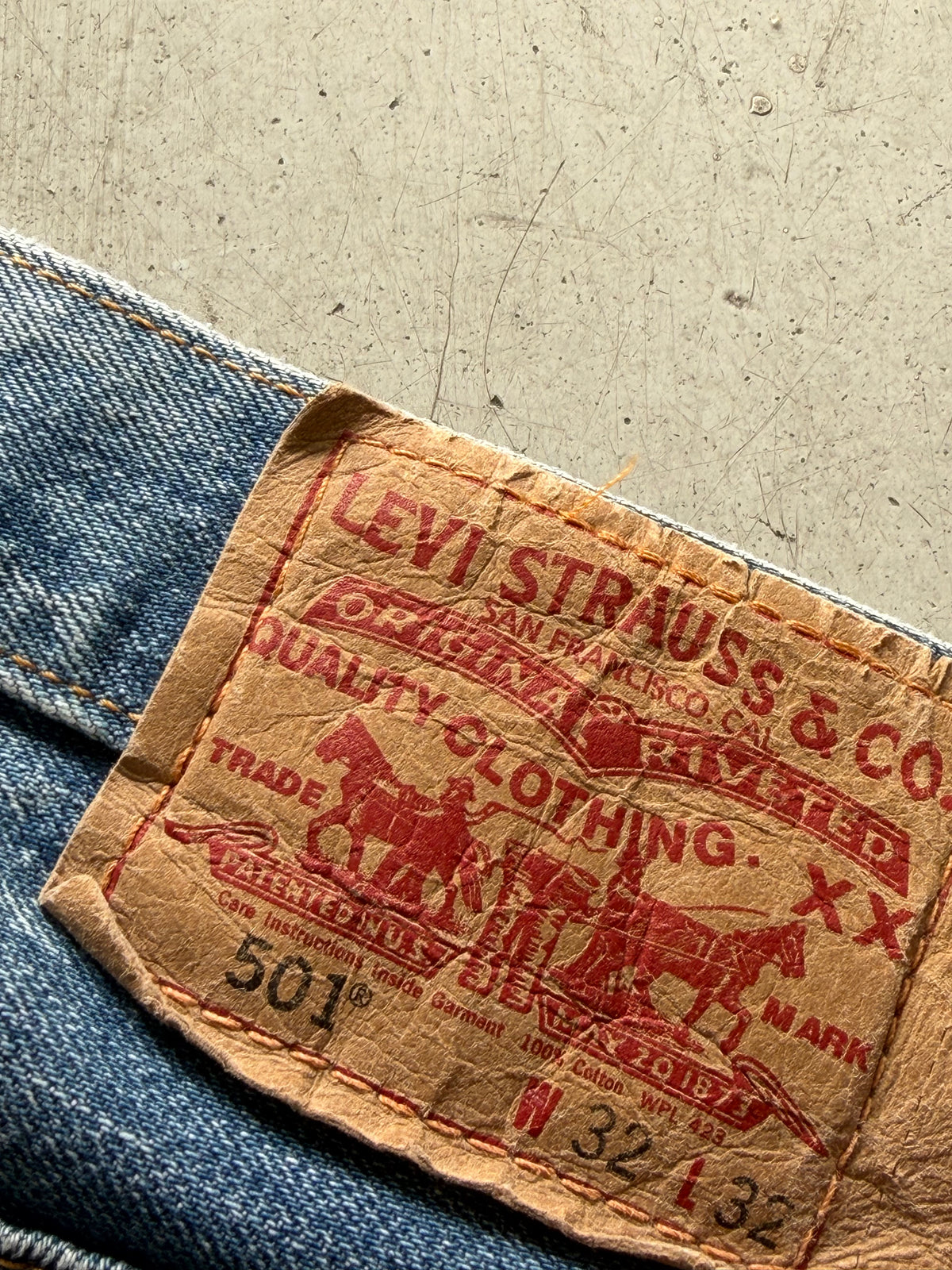 Levi’s 501 | Straight Fit Jeans | Lyseblå | W32/L32